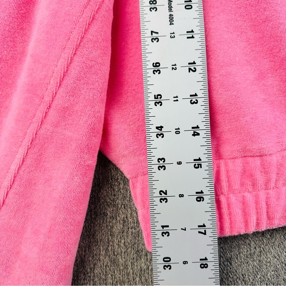 Supply And Demand New York City Pink Terry Cropped Hoodie New Women’s Size S - Picture 6 of 8